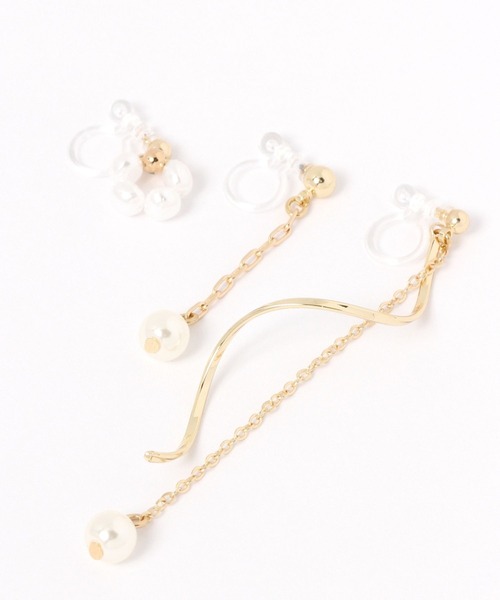 GLOBAL WORK（グローバルワーク）の「パールイヤリング7点SET/629959（イヤリング・レディース・ゴールド系その他/ゴールド系3/ゴールド系1・FREE）」の8枚目の写真