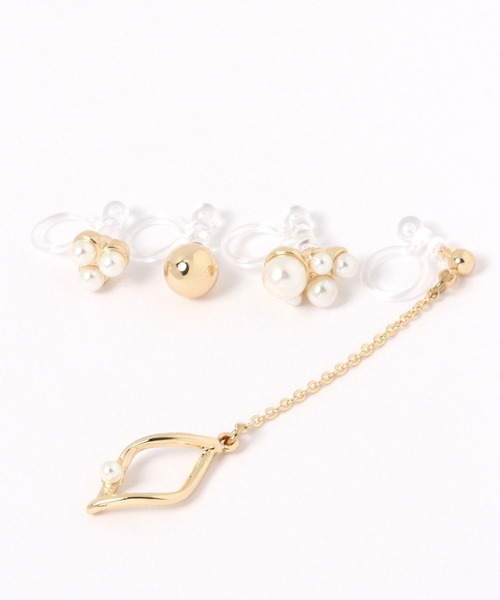 GLOBAL WORK（グローバルワーク）の「パールイヤリング7点SET/629959（イヤリング・レディース・ゴールド系その他/ゴールド系3/ゴールド系1・FREE）」の10枚目の写真