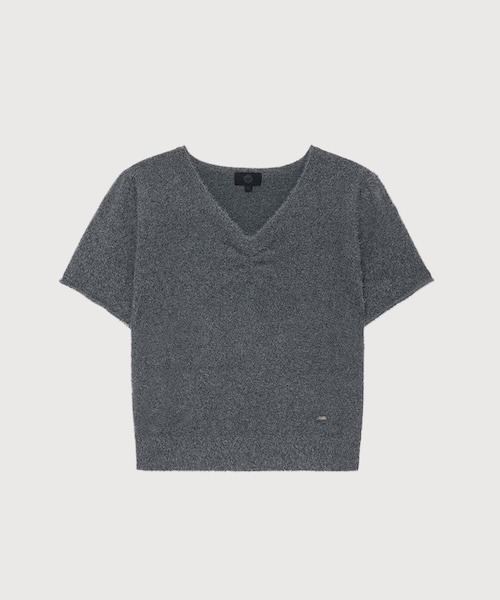 COVERNAT（カバーナット）の「WOMEN HAIRY HALF KNIT（ニット/セーター・レディース・ライトグレー/チャコール・MEDIUM/SMALL）」の11枚目の写真