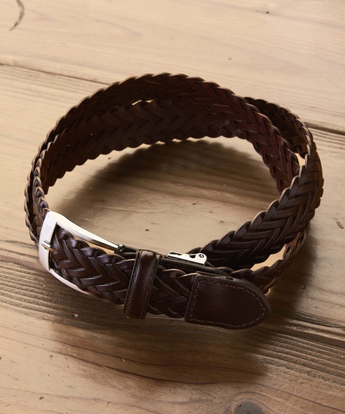 BEVERLY HILLS POLO CLUB（ビバリーヒルズポロクラブ）の「【BEVERLY HILLS POLO CLUB/ビバリーヒルズポロクラブ】編み込みベルト（ベルト・メンズ・ブラウン/ダークブラウン/ブラック・FREE）」の14枚目の写真