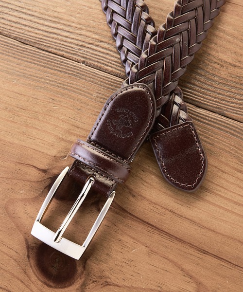 BEVERLY HILLS POLO CLUB（ビバリーヒルズポロクラブ）の「【BEVERLY HILLS POLO CLUB/ビバリーヒルズポロクラブ】編み込みベルト（ベルト・メンズ・ブラウン/ダークブラウン/ブラック・FREE）」の12枚目の写真