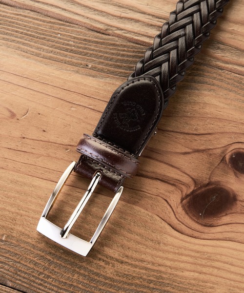 BEVERLY HILLS POLO CLUB（ビバリーヒルズポロクラブ）の「【BEVERLY HILLS POLO CLUB/ビバリーヒルズポロクラブ】編み込みベルト（ベルト・メンズ・ブラウン/ダークブラウン/ブラック・FREE）」の11枚目の写真