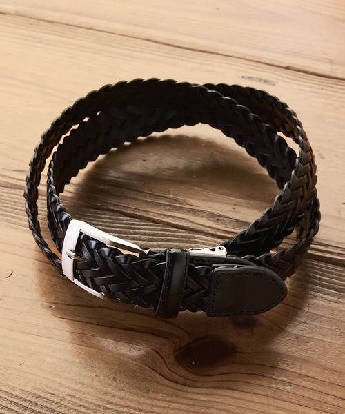 BEVERLY HILLS POLO CLUB（ビバリーヒルズポロクラブ）の「【BEVERLY HILLS POLO CLUB/ビバリーヒルズポロクラブ】編み込みベルト（ベルト・メンズ・ブラウン/ダークブラウン/ブラック・FREE）」の7枚目の写真