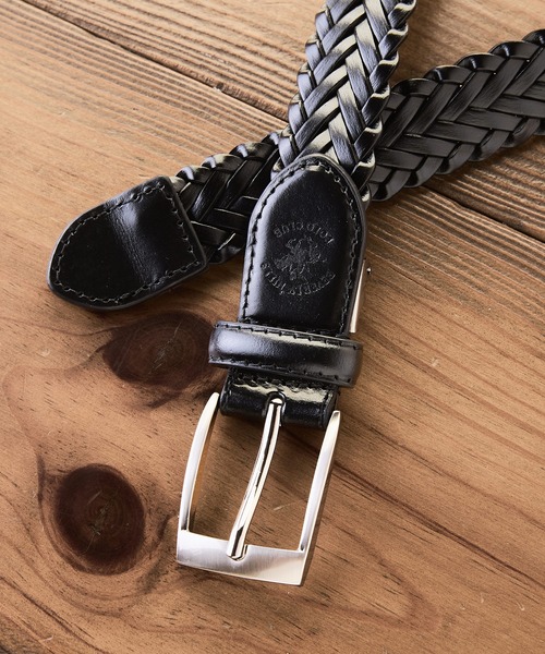 BEVERLY HILLS POLO CLUB（ビバリーヒルズポロクラブ）の「【BEVERLY HILLS POLO CLUB/ビバリーヒルズポロクラブ】編み込みベルト（ベルト・メンズ・ブラウン/ダークブラウン/ブラック・FREE）」の6枚目の写真