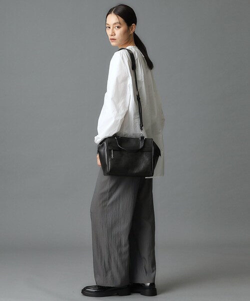 HIROKO HAYASHI（ヒロコハヤシ）の「FOGLIO（フォーリオ）2wayバッグ（ハンドバッグ・レディース・ブラック・00）」の18枚目の写真