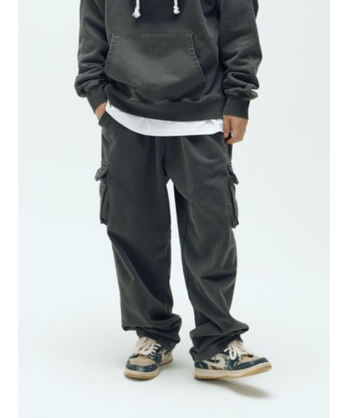 FEELENUFF（フィルイナフ）の「[PRIMATE x FEELENUFF] ROPE CARGO SWEATPANTS PIGMENT BLACK（スウェットパンツ・メンズ・その他・LARGE/X-LARGE）」の4枚目の写真