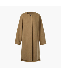 KUME（クメ）の「Handmade Cashmere Blend Muffler Coat, Camel（チェスターコート）」