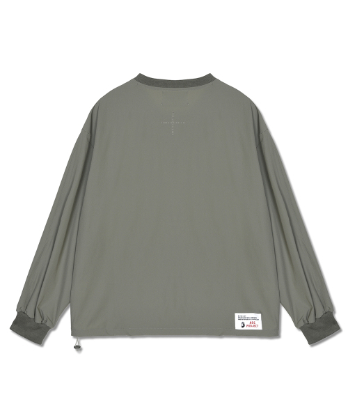 AOG PROJECT(エイオージープロジェクト)の「ウーブンストレッチロングスリーブ(カーキ)(Tシャツ/カットソー・メンズ・カーキ・LARGE/X-LARGE)」の2枚目の写真