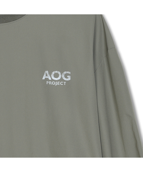AOG PROJECT(エイオージープロジェクト)の「ウーブンストレッチロングスリーブ(カーキ)(Tシャツ/カットソー・メンズ・カーキ・LARGE/X-LARGE)」の5枚目の写真