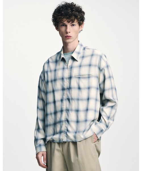 DRAPE ZIP-UP SHIRT（シャツ/ブラウス）｜SOPHNET.（ソフネット）の