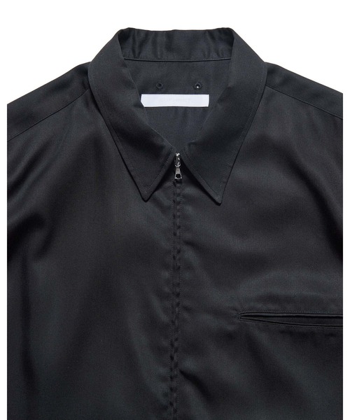 SOPHNET.(ソフネット)の「DRAPE ZIP-UP SHIRT(シャツ/ブラウス・メンズ・ブラック/オフホワイト・1/2/3/4/5)」の7枚目の写真