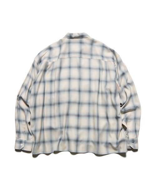 SOPHNET.(ソフネット)の「DRAPE ZIP-UP SHIRT(シャツ/ブラウス・メンズ・ブラック/オフホワイト・1/2/3/4/5)」の4枚目の写真