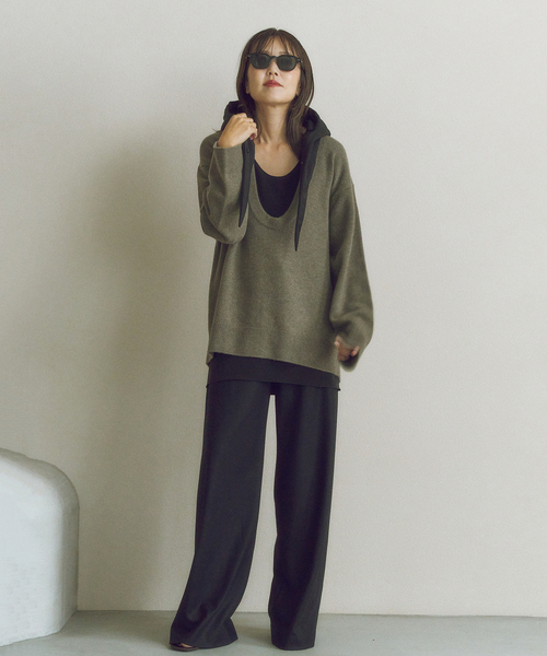 WEB限定追加》MY_Uneck ニット（ニット/セーター）｜Plage（プラージュ