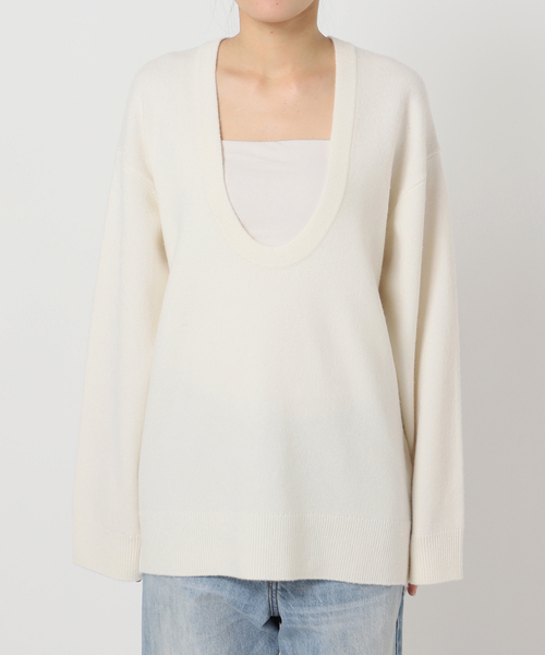 WEB限定追加》MY_Uneck ニット（ニット/セーター）｜Plage（プラージュ