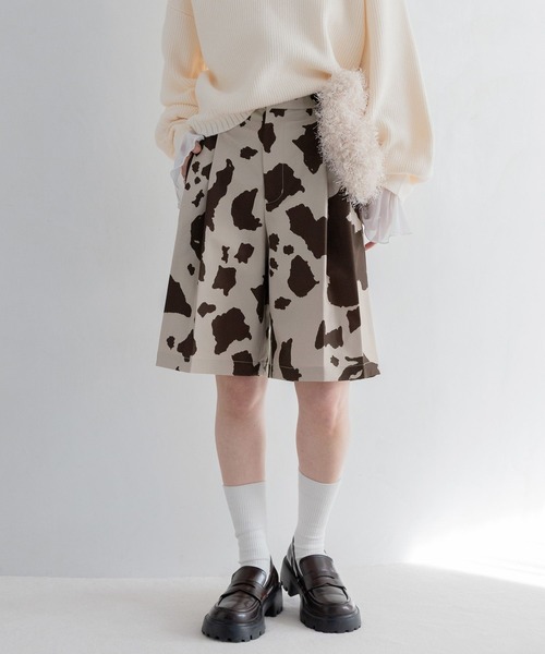 RAGEBLUE（レイジブルー）の「ダブルタックハーフパンツ（その他パンツ・レディース・ブラック/ブラウン/ワインレッド/ブラウン系2・FREE）」の19枚目の写真