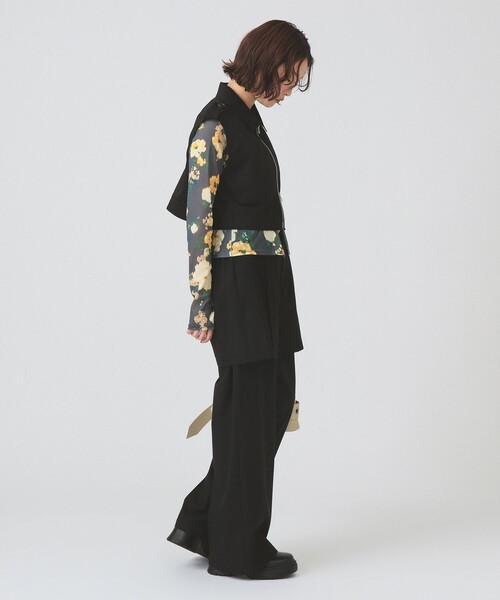 Ray BEAMS(レイビームス)の「ジップ ヨーク ベスト(ベスト・レディース・ブラック/ブラウン系その他3・ONE SIZE)」の16枚目の写真