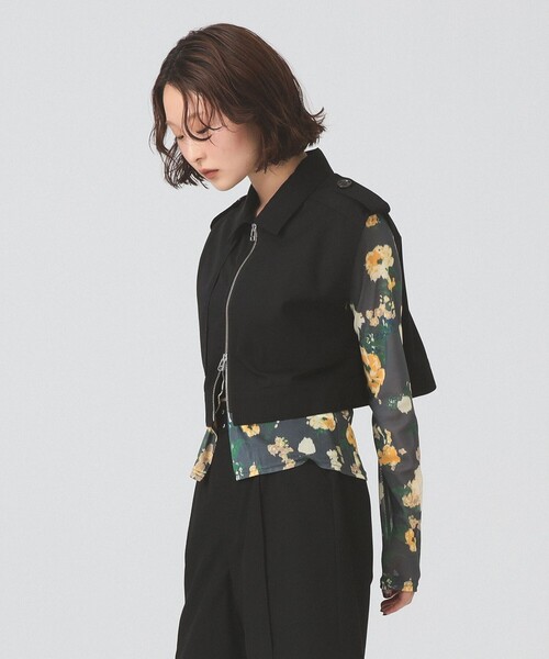 Ray BEAMS(レイビームス)の「ジップ ヨーク ベスト(ベスト・レディース・ブラック/ブラウン系その他3・ONE SIZE)」の15枚目の写真