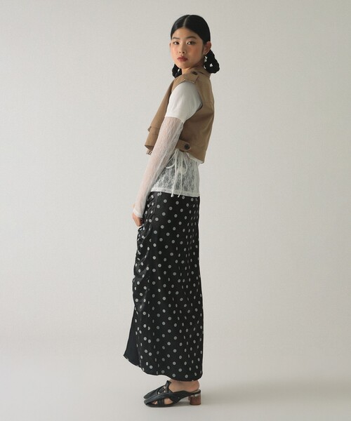 Ray BEAMS(レイビームス)の「ジップ ヨーク ベスト(ベスト・レディース・ブラック/ブラウン系その他3・ONE SIZE)」の13枚目の写真