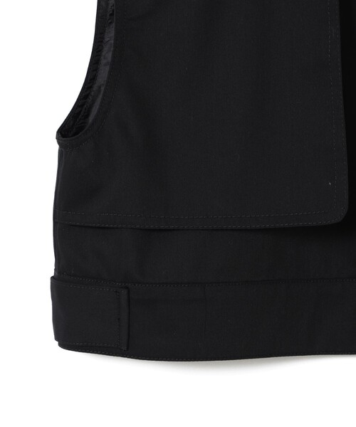 Ray BEAMS(レイビームス)の「ジップ ヨーク ベスト(ベスト・レディース・ブラック/ブラウン系その他3・ONE SIZE)」の7枚目の写真