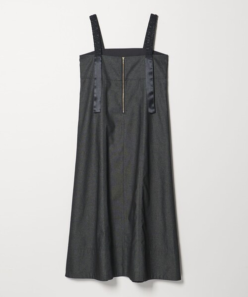 EMMEL REFINES（エメルリファインズ）の「＜EMMEL REFINES＞EM ギャザーストラップ ジャンパースカート（ジャンパースカート・レディース・ブラック/オリーブ・S/M）」の16枚目の写真