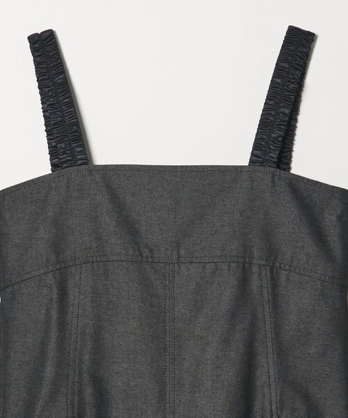 EMMEL REFINES（エメルリファインズ）の「＜EMMEL REFINES＞EM ギャザーストラップ ジャンパースカート（ジャンパースカート・レディース・ブラック/オリーブ・S/M）」の17枚目の写真