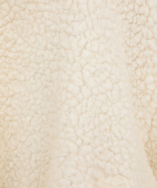 CLANE（クラネ）の「【CLANE/クラネ】BALLOON BOA BLOUSON/バルーンボアブルゾン（ブルゾン・レディース・ブラウン/グレー/アイボリー・1）」の8枚目の写真