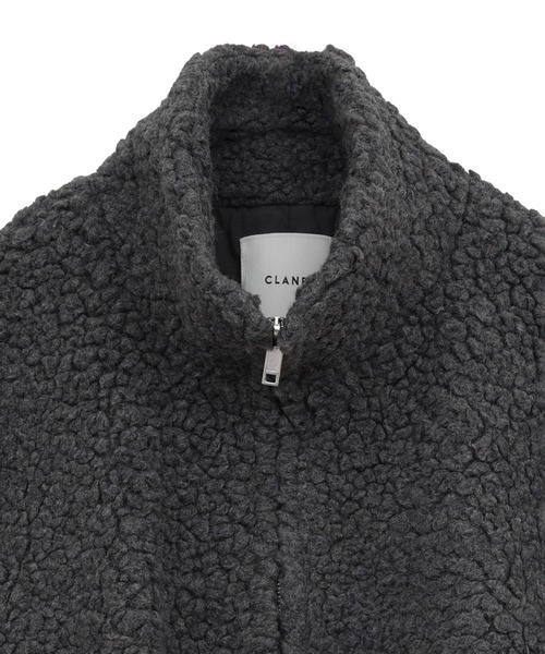 CLANE（クラネ）の「【CLANE/クラネ】BALLOON BOA BLOUSON/バルーンボアブルゾン（ブルゾン・レディース・ブラウン/グレー/アイボリー・1）」の10枚目の写真