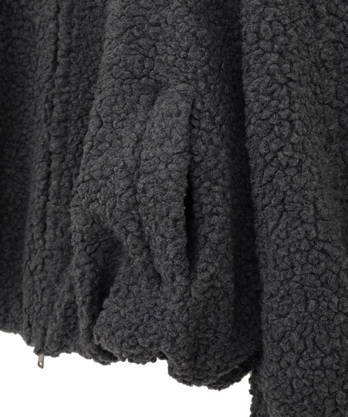 CLANE（クラネ）の「【CLANE/クラネ】BALLOON BOA BLOUSON/バルーンボアブルゾン（ブルゾン・レディース・ブラウン/グレー/アイボリー・1）」の13枚目の写真