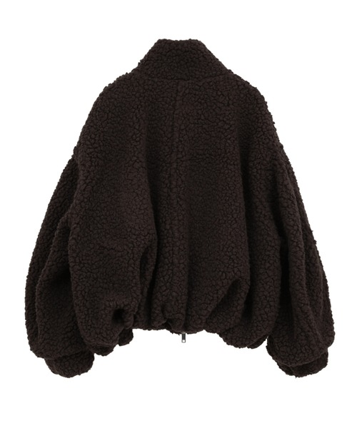 CLANE（クラネ）の「【CLANE/クラネ】BALLOON BOA BLOUSON/バルーンボアブルゾン（ブルゾン・レディース・ブラウン/グレー/アイボリー・1）」の16枚目の写真