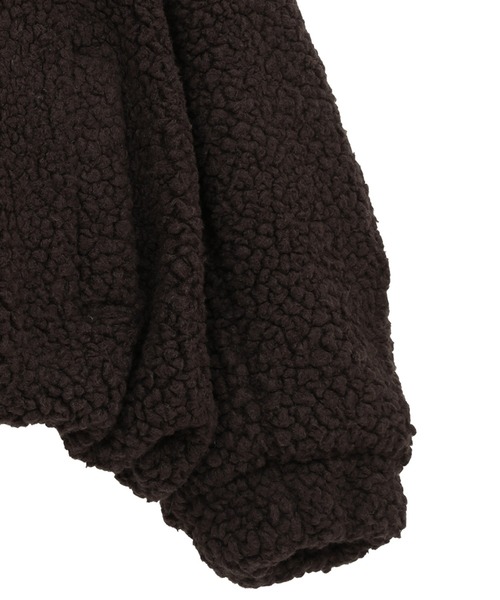 CLANE（クラネ）の「【CLANE/クラネ】BALLOON BOA BLOUSON/バルーンボアブルゾン（ブルゾン・レディース・ブラウン/グレー/アイボリー・1）」の18枚目の写真