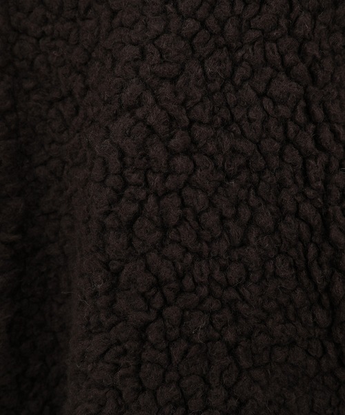 CLANE（クラネ）の「【CLANE/クラネ】BALLOON BOA BLOUSON/バルーンボアブルゾン（ブルゾン・レディース・ブラウン/グレー/アイボリー・1）」の22枚目の写真