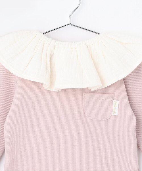 petit main(プティマイン)の「スタイつきロンパース(ロンパース・キッズ・ピンク/アイボリー/ネイビー・80cm/70cm)」の8枚目の写真