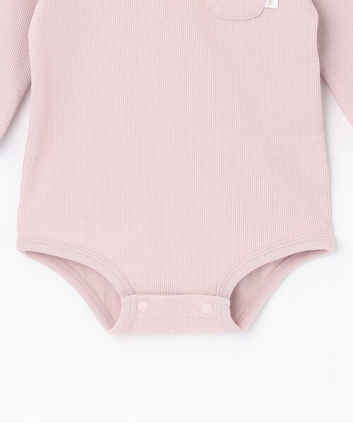 petit main(プティマイン)の「スタイつきロンパース(ロンパース・キッズ・ピンク/アイボリー/ネイビー・80cm/70cm)」の4枚目の写真