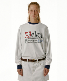 TEKET（テケット）の「Plan L/S Tee White（Tシャツ/カットソー）」