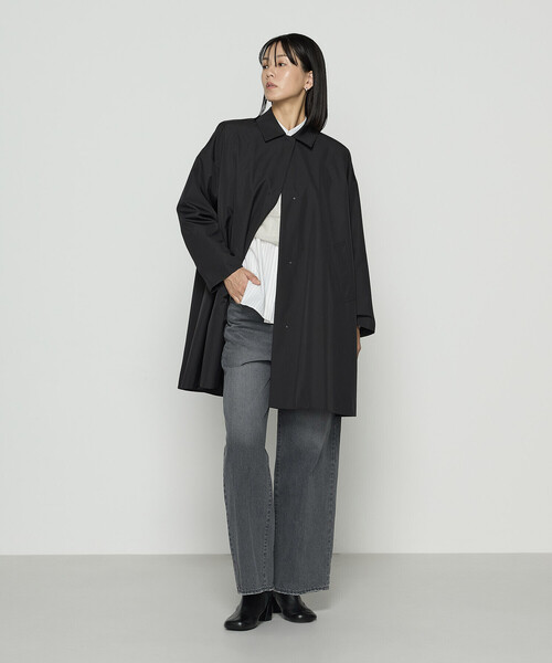 COMME CA（コムサ）の「〔 TALLサイズ 〕 マルチプルーフタフタ ダウンライナー付きコート（その他アウター・レディース・ブラック・15号）」の2枚目の写真