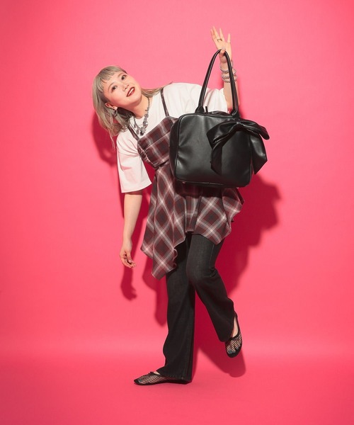 サトムラプロデュース】でかリボンボストンBAG 570778（ボストンバッグ