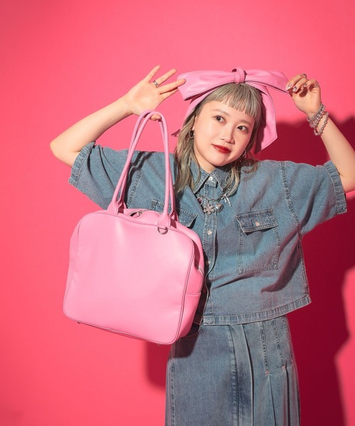 サトムラプロデュース】でかリボンボストンBAG 570778（ボストンバッグ