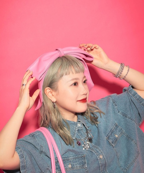 LOWRYS FARM(ローリーズファーム)の「【サトムラプロデュース】でかリボンボストンBAG 570778(ボストンバッグ・レディース・ブラック/ピンク・FREE)」の17枚目の写真