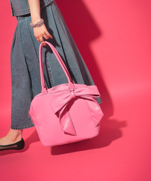 サトムラプロデュース】でかリボンボストンBAG 570778（ボストンバッグ