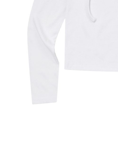 MUCENT(ムセント)の「ネキリボンオフショルダーティー (3カラー)(Tシャツ/カットソー・レディース・ホワイト/ブラック/グレー・FREE)」の7枚目の写真