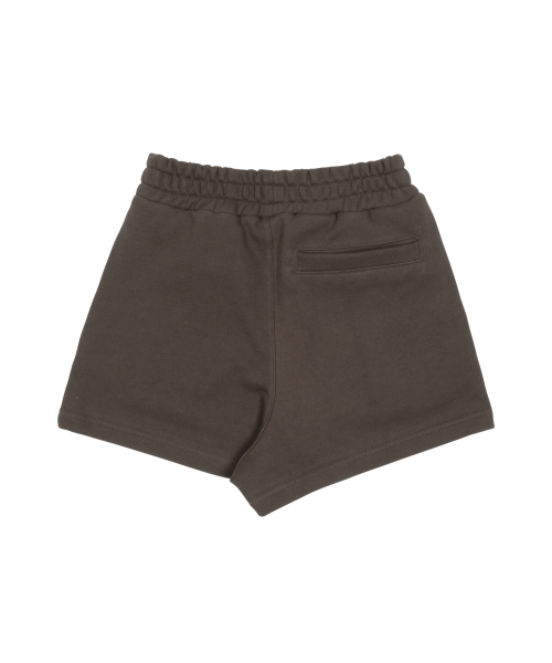 THECOLDESTMOMENT(ザコールデストモーメント)の「(w) TCM cap short sweat pants (brown)(その他パンツ・レディース・その他・S/M)」の3枚目の写真