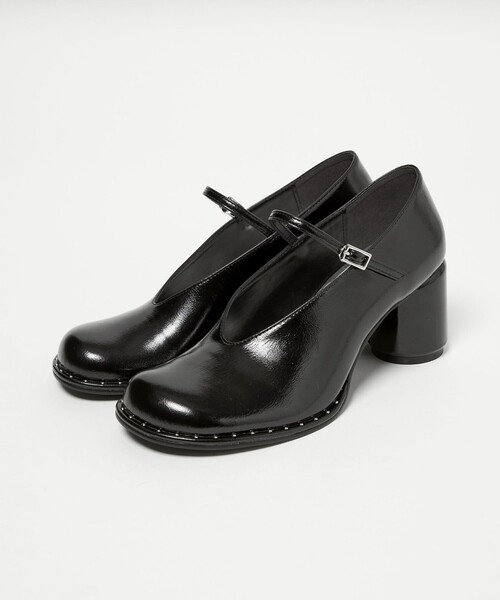 SY UNITED ARROWS（シーユナイテッドアローズ）の「＜SY＞オブリークメリージェーン パンプス70↑（パンプス・レディース・シルバー/ブラック・25cm/24.5cm/24cm/23.5cm/23cm/22.5cm/22cm）」の3枚目の写真