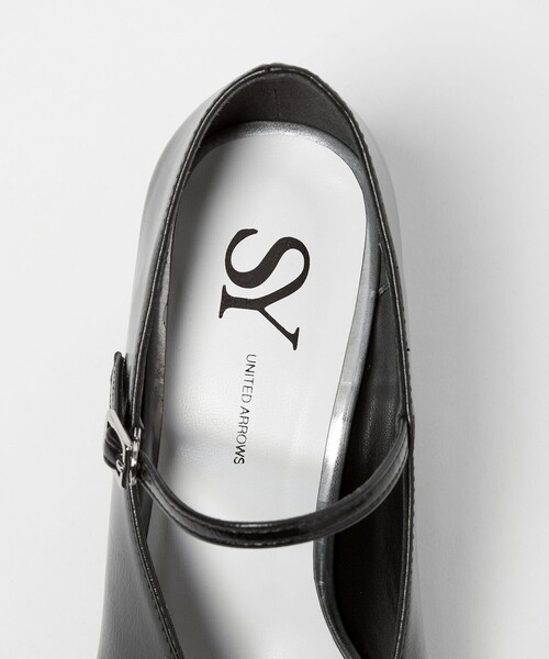 SY UNITED ARROWS（シーユナイテッドアローズ）の「＜SY＞オブリークメリージェーン パンプス70↑（パンプス・レディース・シルバー/ブラック・25cm/24.5cm/24cm/23.5cm/23cm/22.5cm/22cm）」の8枚目の写真