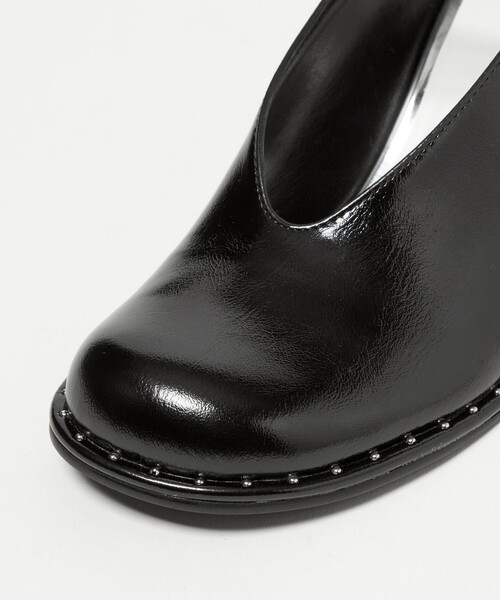 SY UNITED ARROWS（シーユナイテッドアローズ）の「＜SY＞オブリークメリージェーン パンプス70↑（パンプス・レディース・シルバー/ブラック・25cm/24.5cm/24cm/23.5cm/23cm/22.5cm/22cm）」の9枚目の写真