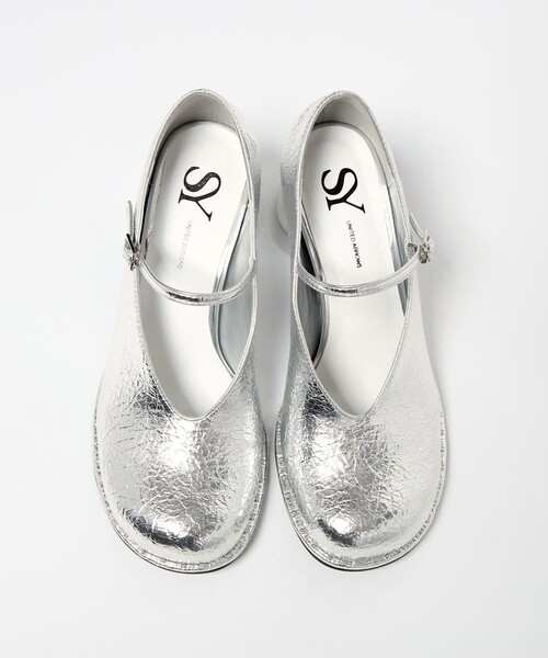 SY UNITED ARROWS（シーユナイテッドアローズ）の「＜SY＞オブリークメリージェーン パンプス70↑（パンプス・レディース・シルバー/ブラック・25cm/24.5cm/24cm/23.5cm/23cm/22.5cm/22cm）」の11枚目の写真
