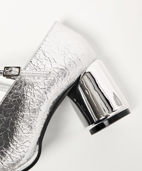 SY UNITED ARROWS（シーユナイテッドアローズ）の「＜SY＞オブリークメリージェーン パンプス70↑（パンプス・レディース・シルバー/ブラック・25cm/24.5cm/24cm/23.5cm/23cm/22.5cm/22cm）」の13枚目の写真