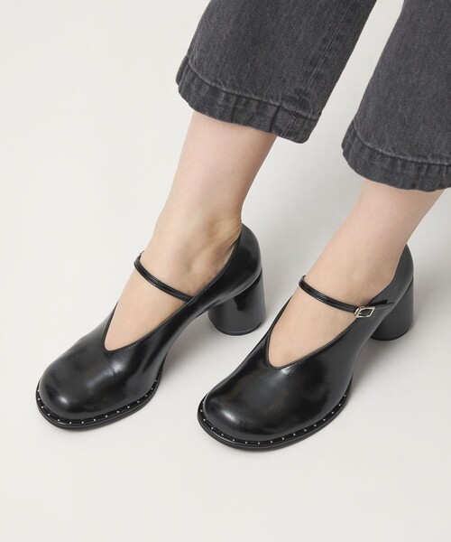 SY UNITED ARROWS（シーユナイテッドアローズ）の「＜SY＞オブリークメリージェーン パンプス70↑（パンプス・レディース・シルバー/ブラック・25cm/24.5cm/24cm/23.5cm/23cm/22.5cm/22cm）」の15枚目の写真