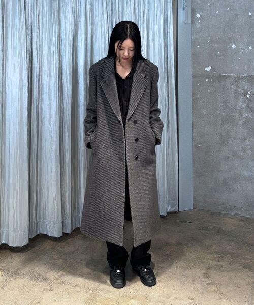 INSILENCE WOMEN（インサイレンスウーマン）の「クラシックマキシコート ブラウン（チェスターコート・レディース・その他・S/M/XS）」の6枚目の写真