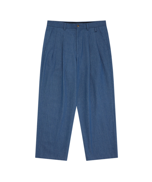 HONGWOOSUNG(ホンウソン)の「TAPERED FIT TROUSERS_LIGHT BLUE(その他パンツ・メンズ・その他・S/M/L)」の1枚目の写真