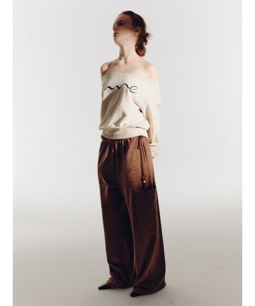 TERRY COZY PANTS (BROWN)